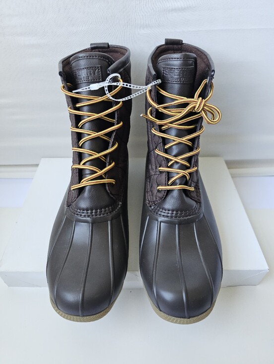Sperry Other - Sperry Top-Sider Men's Duck Boots Brown Quilted NWOT - Size 11 & 12